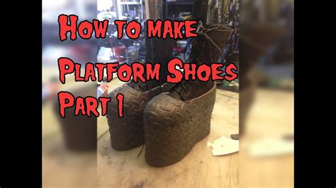 how to make fake platform shoes|how to make cosplay shoes.